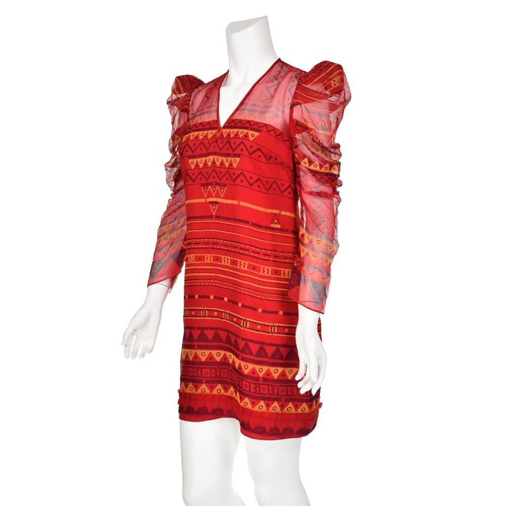 Zandra Rhodes London Silk mini dress - image 4