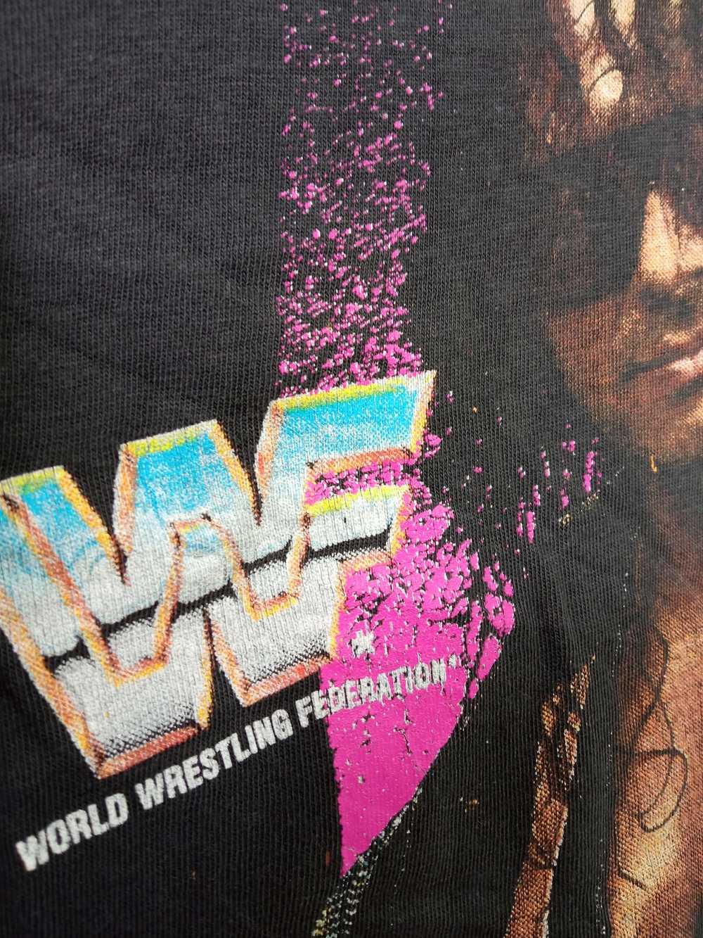 Made In Usa × Vintage × Wwf Bret Hart hitman WCW … - image 4