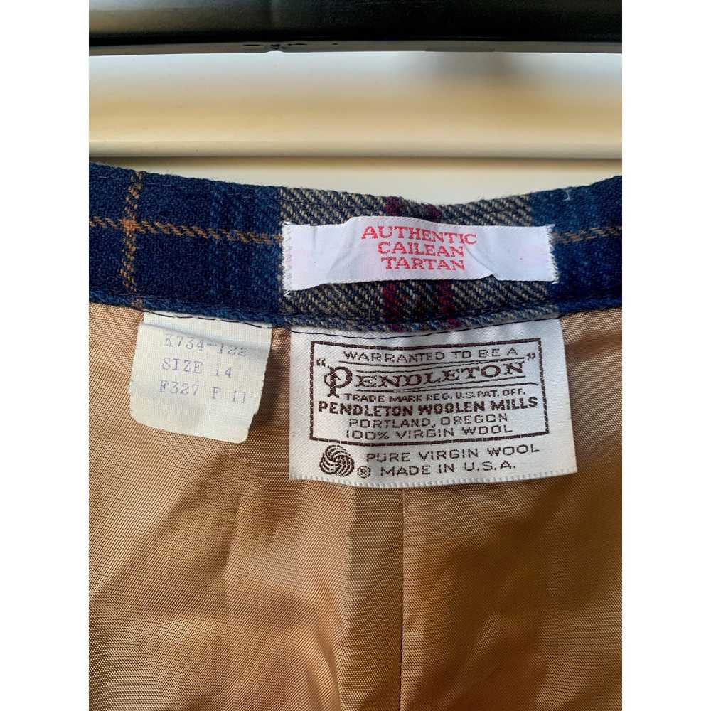 Pendleton Vintage Pendleton Tartan Plaid Wool Hig… - image 3