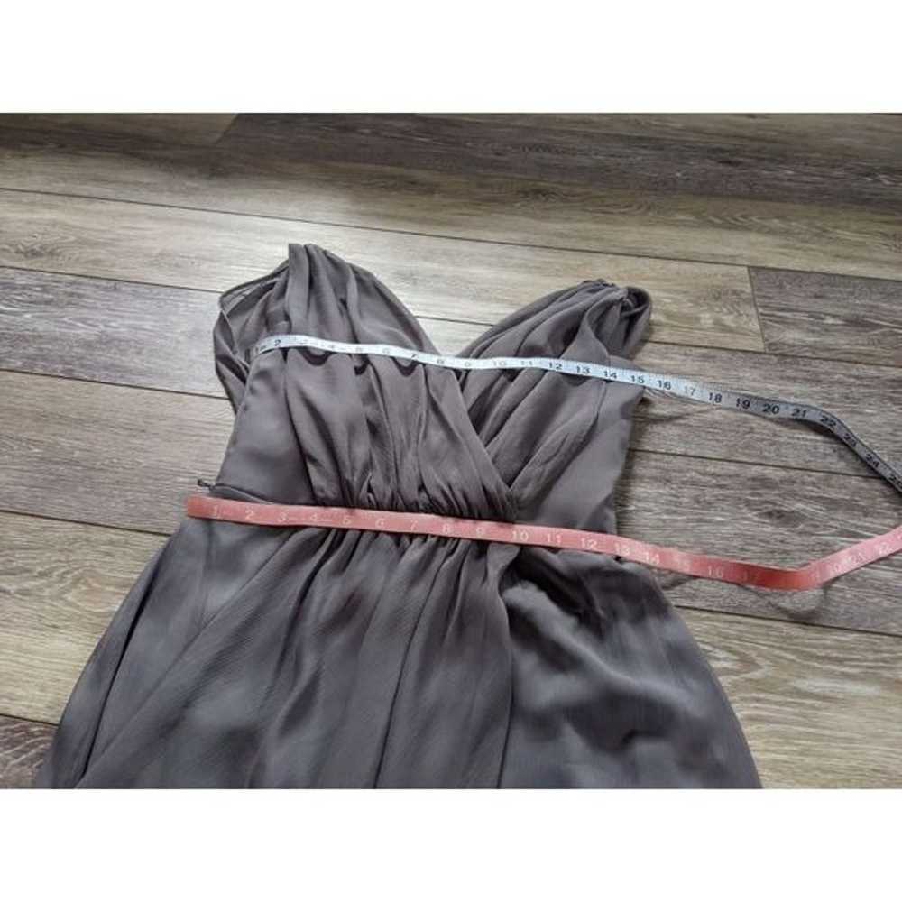 Lela Rose charcoal grey gray bridesmaid dress, si… - image 10