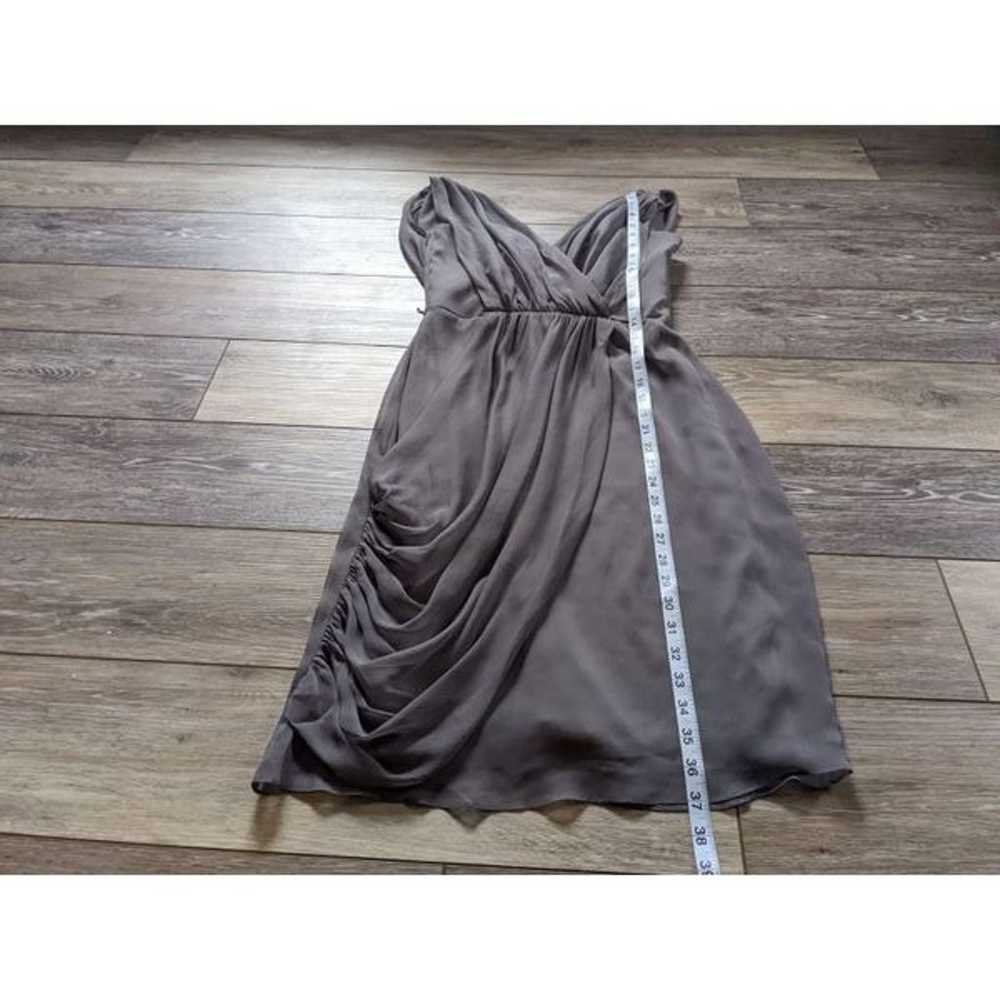 Lela Rose charcoal grey gray bridesmaid dress, si… - image 9