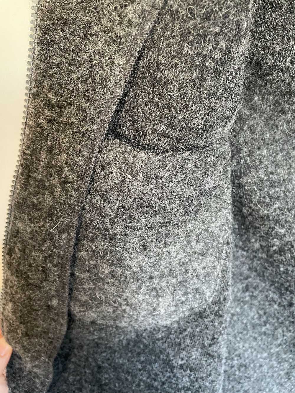 Universal Works Grey Wool Fleece Vest / Gilet - image 7