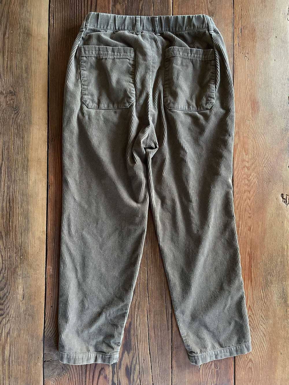 Still By Hand Taupe Corduroy Pleated Pants - image 2