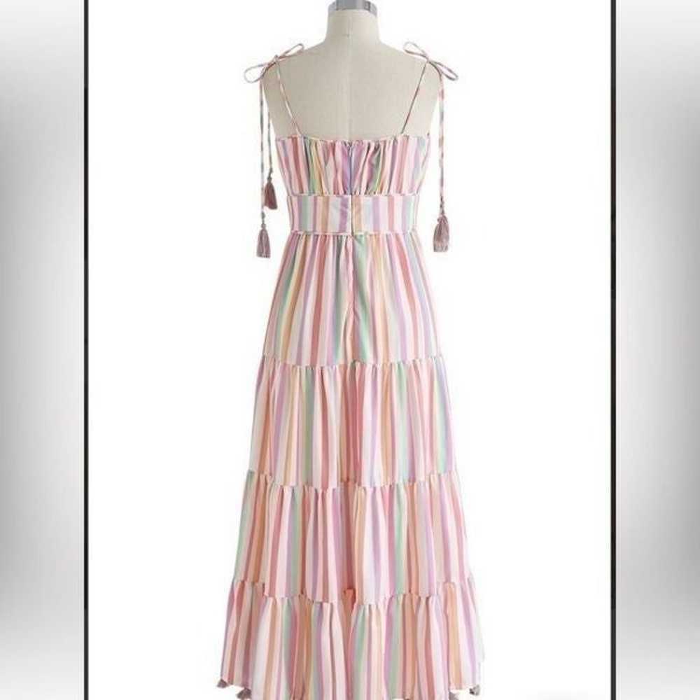 Chicwish colorful candy striped summer dress! New! - image 10