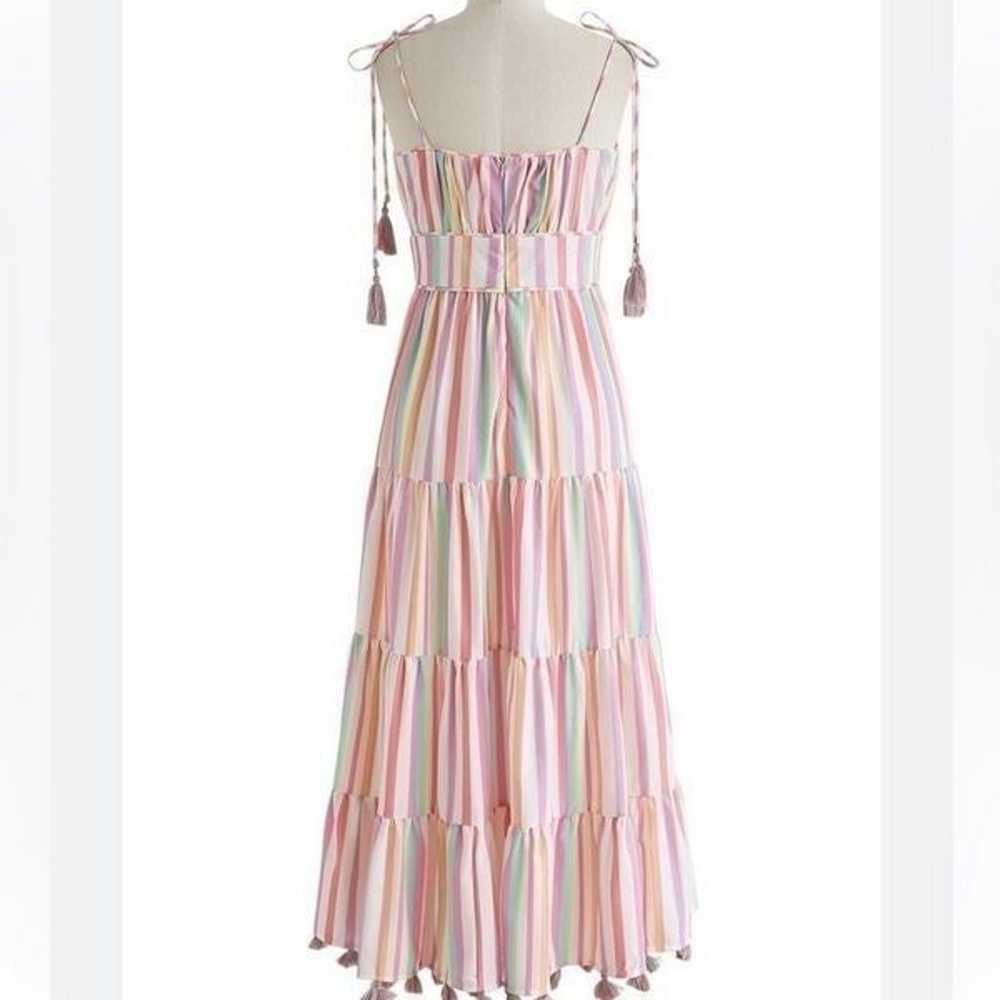 Chicwish colorful candy striped summer dress! New! - image 11