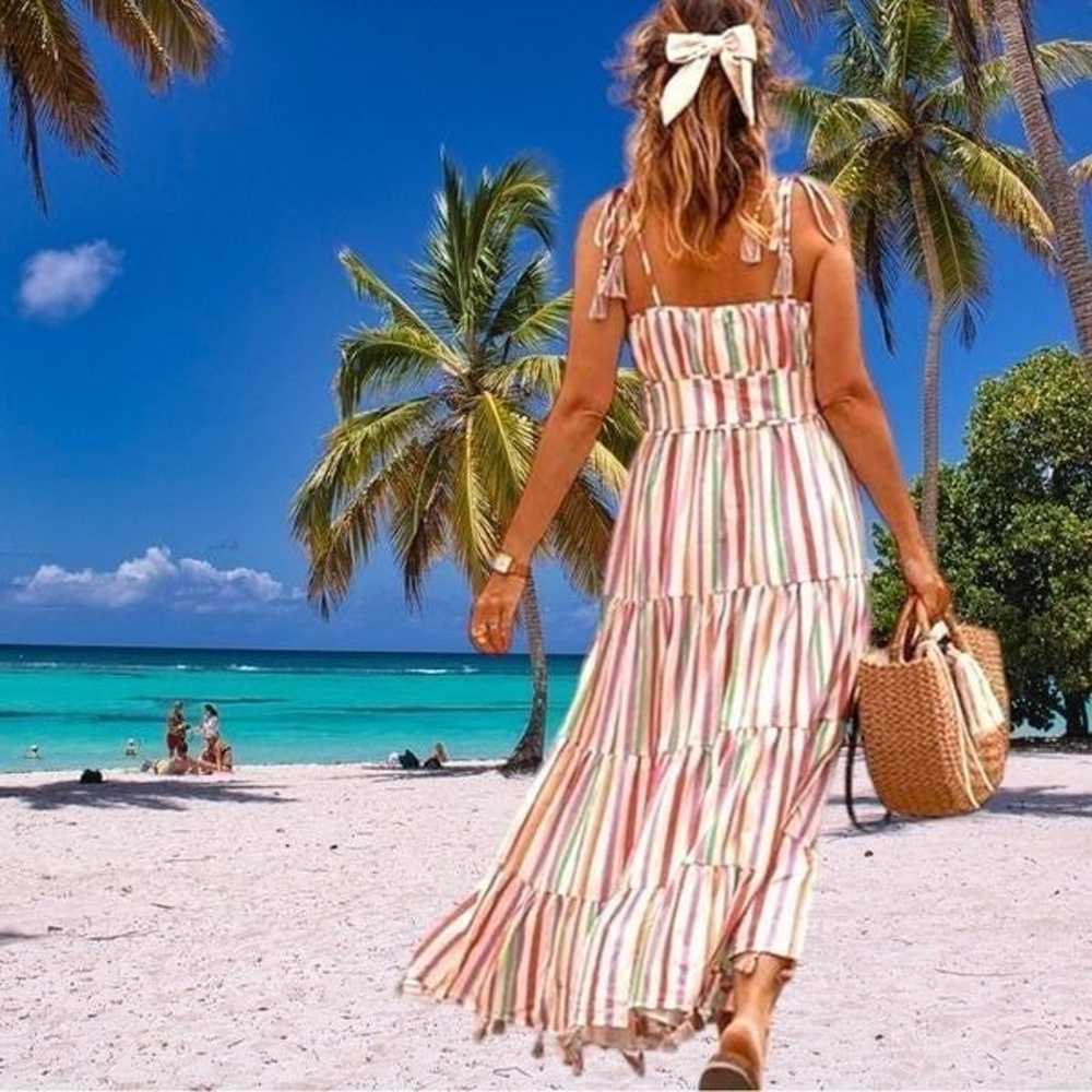 Chicwish colorful candy striped summer dress! New! - image 5