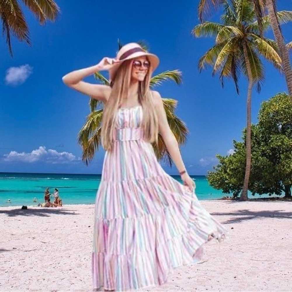 Chicwish colorful candy striped summer dress! New! - image 6