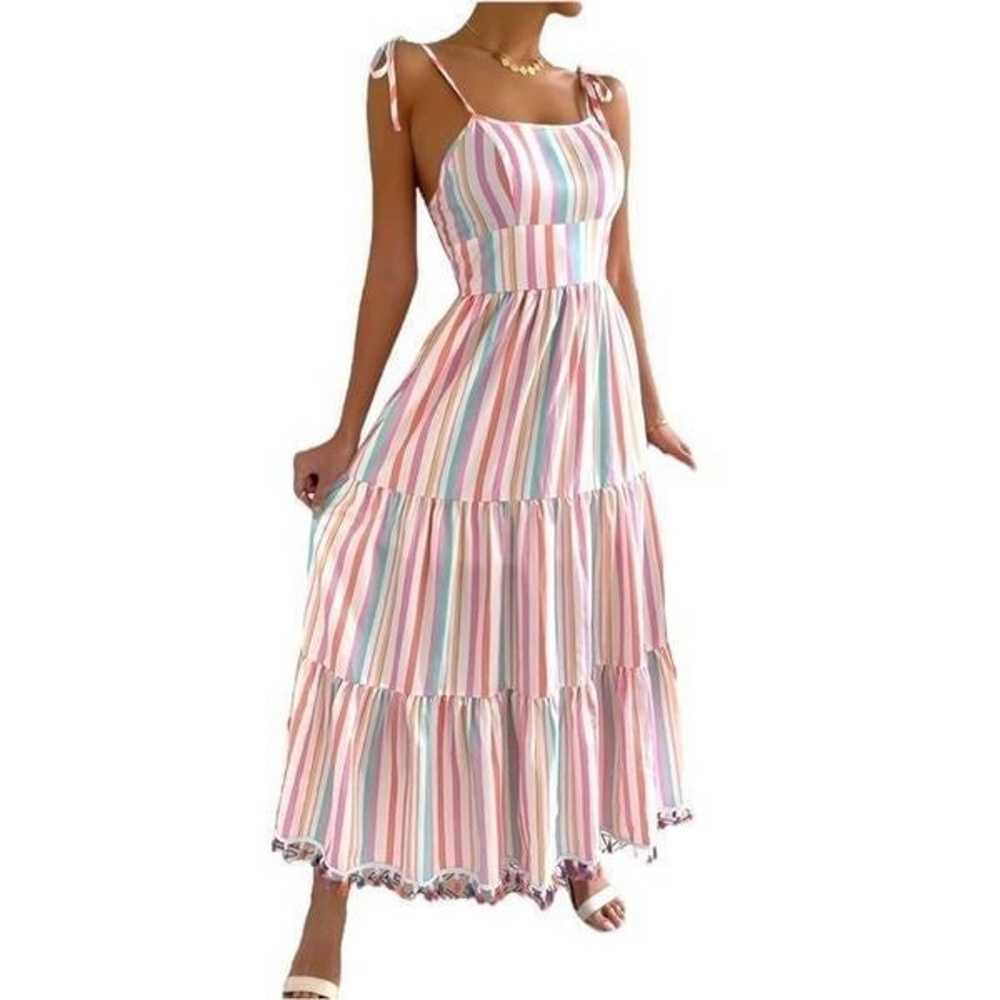 Chicwish colorful candy striped summer dress! New! - image 7