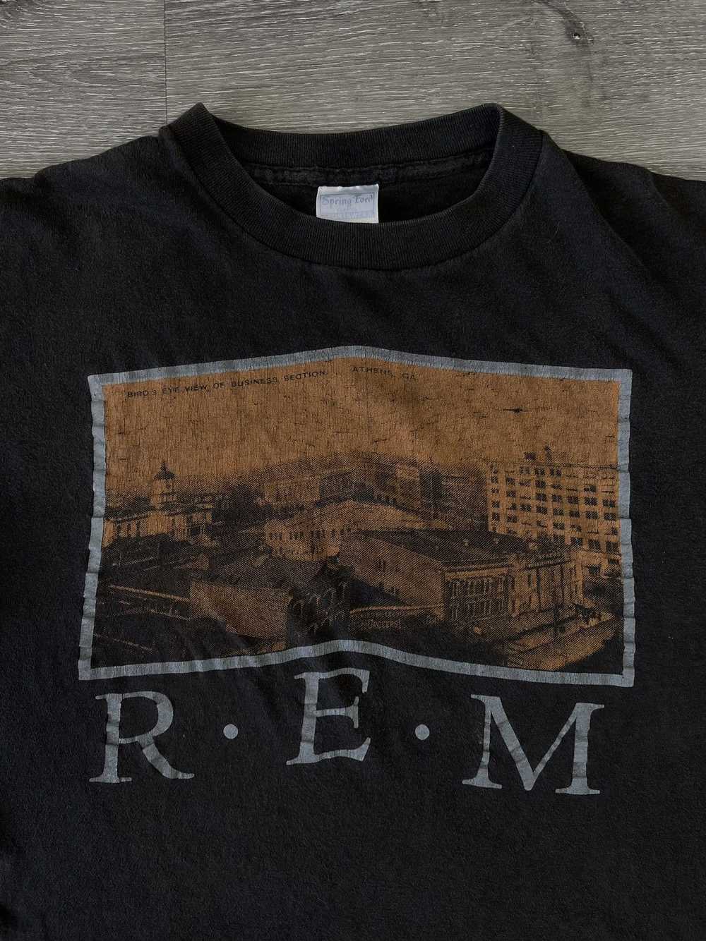 Vintage REM Bird's Eye View 1986 T-Shirt - image 3