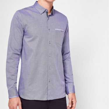 Ted Baker TED BAKER IFEL Semi Plain Shirt Micro D… - image 1