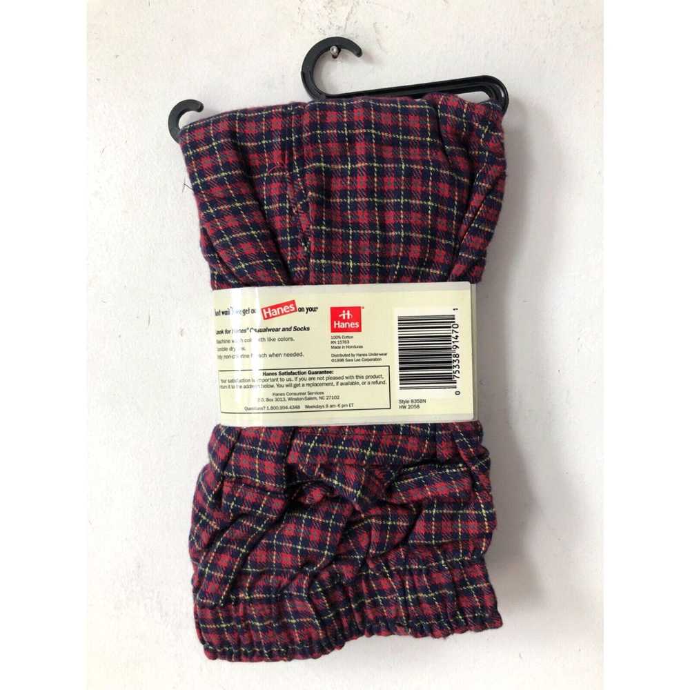 Hanes vintage hanes plaid boxer shorts underwear … - image 3