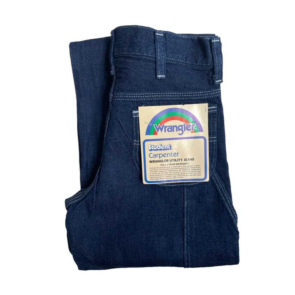 Wrangler vintage wrangler carpenter jeans pants s… - image 2
