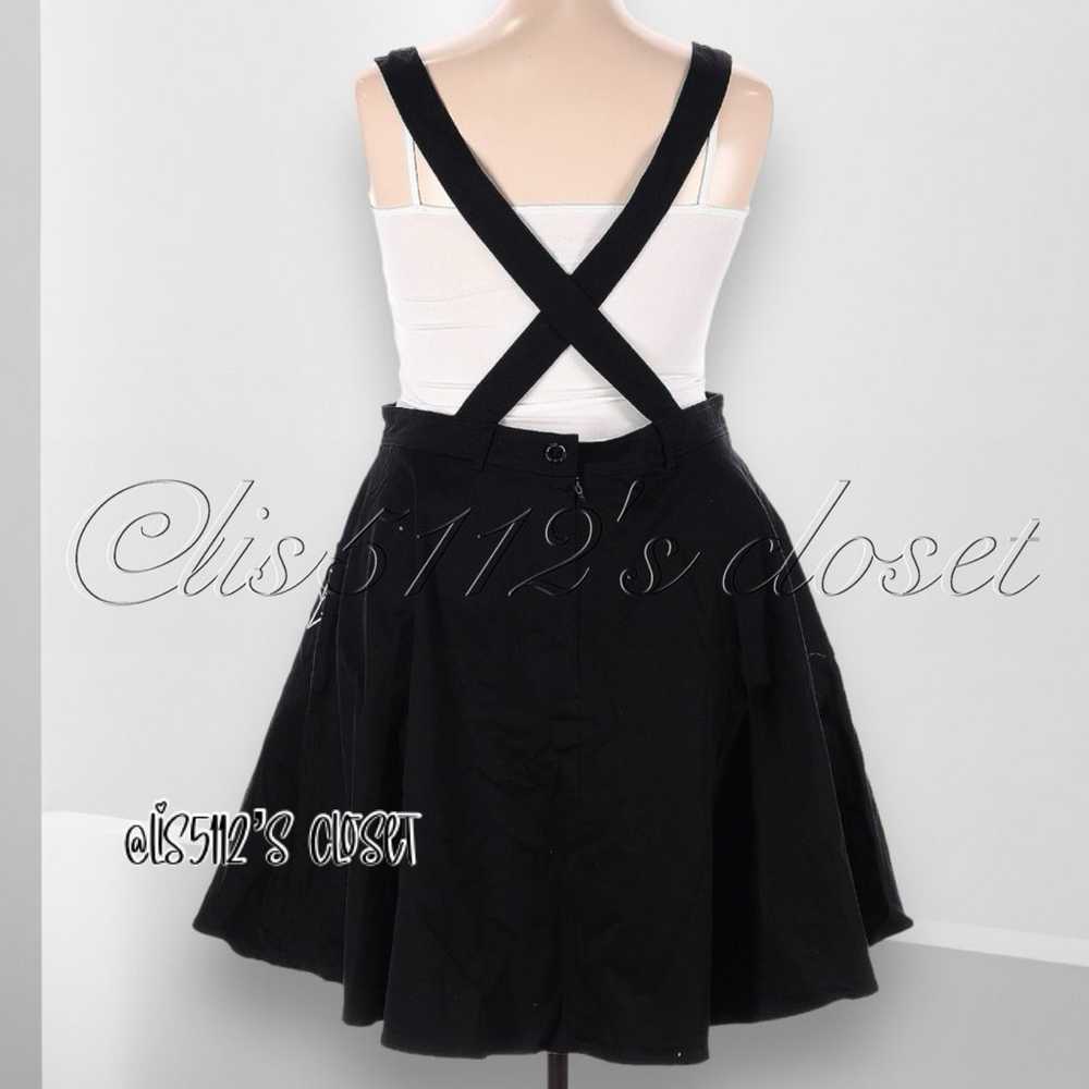 NWOT Hell Bunny Black Miss Muffet Pinafore Spider… - image 7