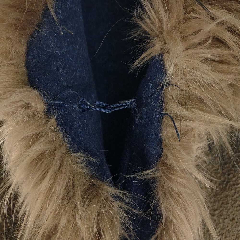 Other Sioni Studio S/M Faux Fur Trim Long Sweater… - image 3