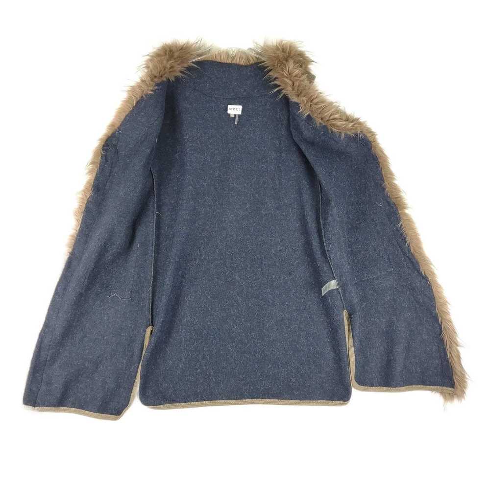 Other Sioni Studio S/M Faux Fur Trim Long Sweater… - image 4