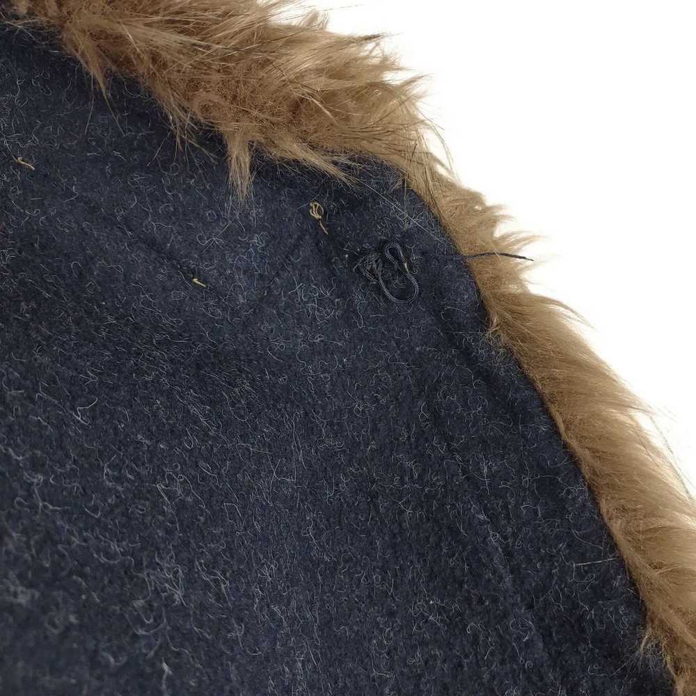 Other Sioni Studio S/M Faux Fur Trim Long Sweater… - image 5