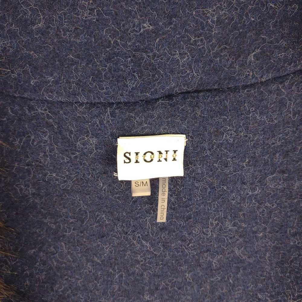 Other Sioni Studio S/M Faux Fur Trim Long Sweater… - image 7