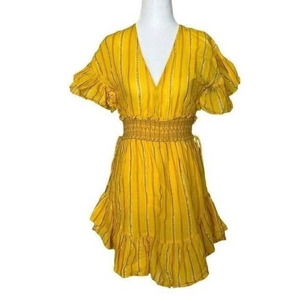 Saylor Adrianne Dress in Yellow XSmall Womens - image 5