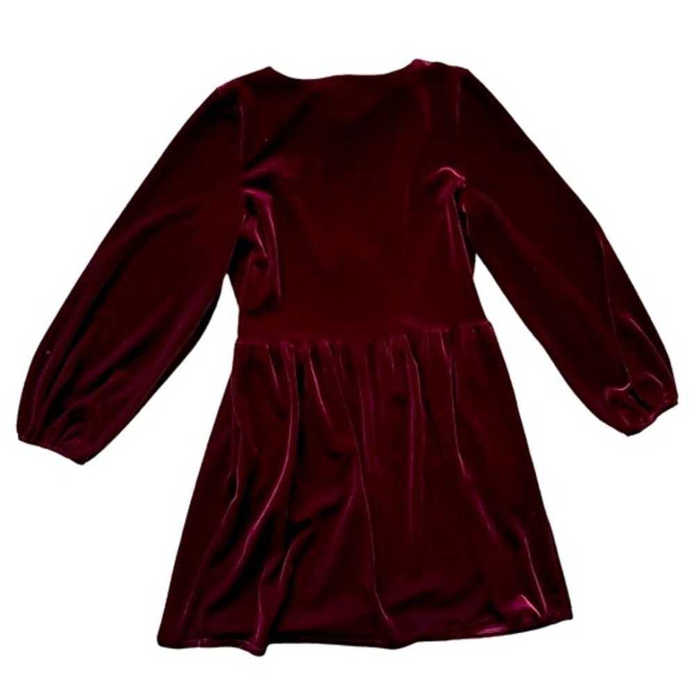 Anthropologie Amadi Greta Velvet Tunic Dress Robe… - image 4