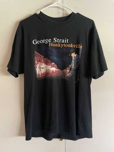 Band Tees × Vintage Vintage George Strait Band To… - image 1