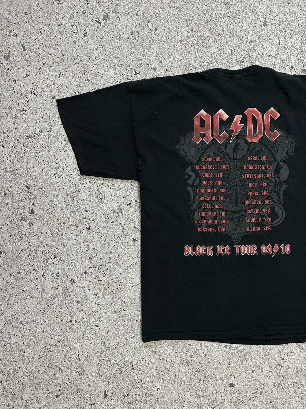 Ac/Dc × Band Tees × Tour Tee Vintage AC/DC Europe… - image 5