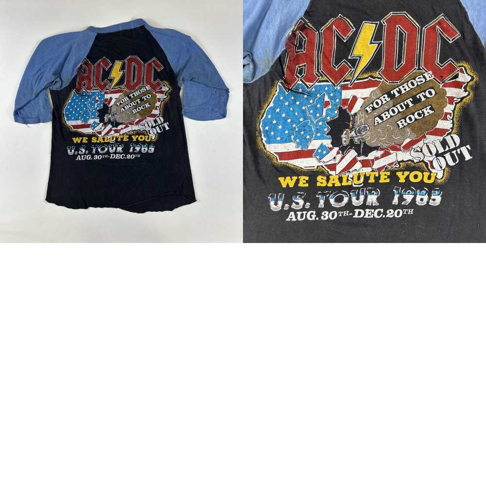 Vintage Vintage 1983 AC/DC Shirt U.S. Tour Size S - image 4
