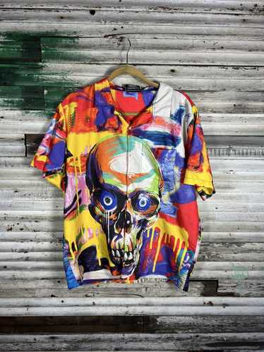 Japanese Brand × Streetwear Skull shirt