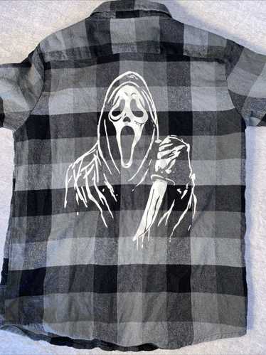 Other Ghost Face Shirt Mens Small Grey Halloween S
