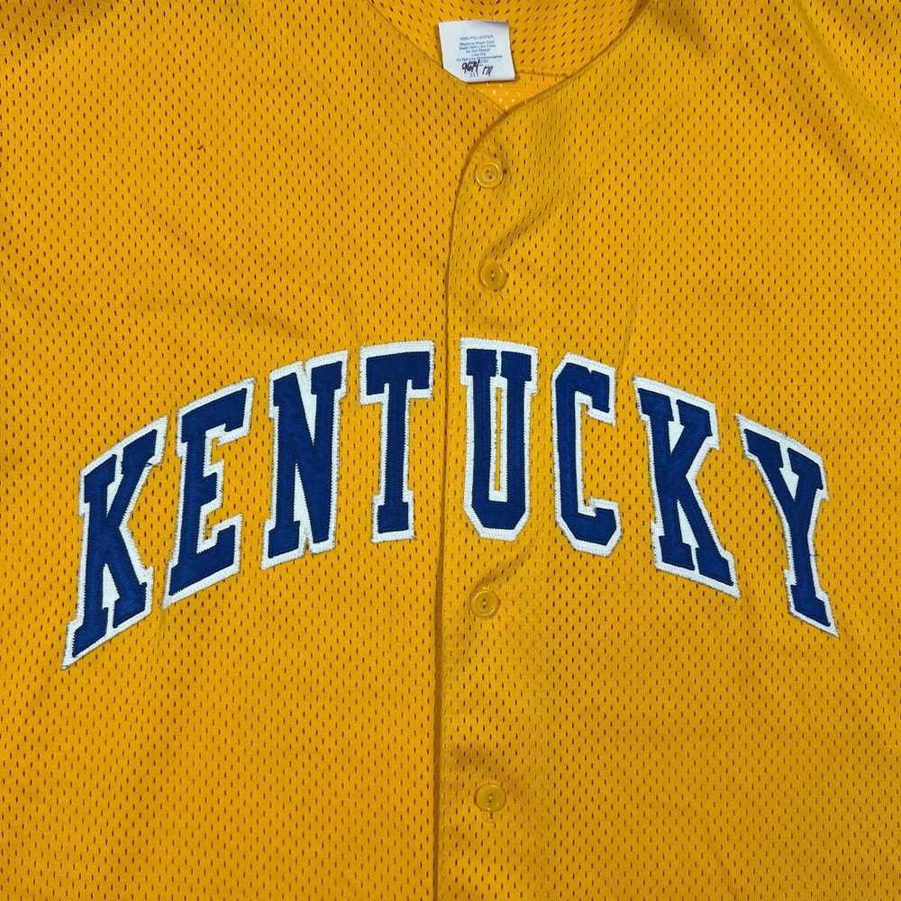 Majestic Vintage 90's Kentucky baseball jersey ye… - image 3