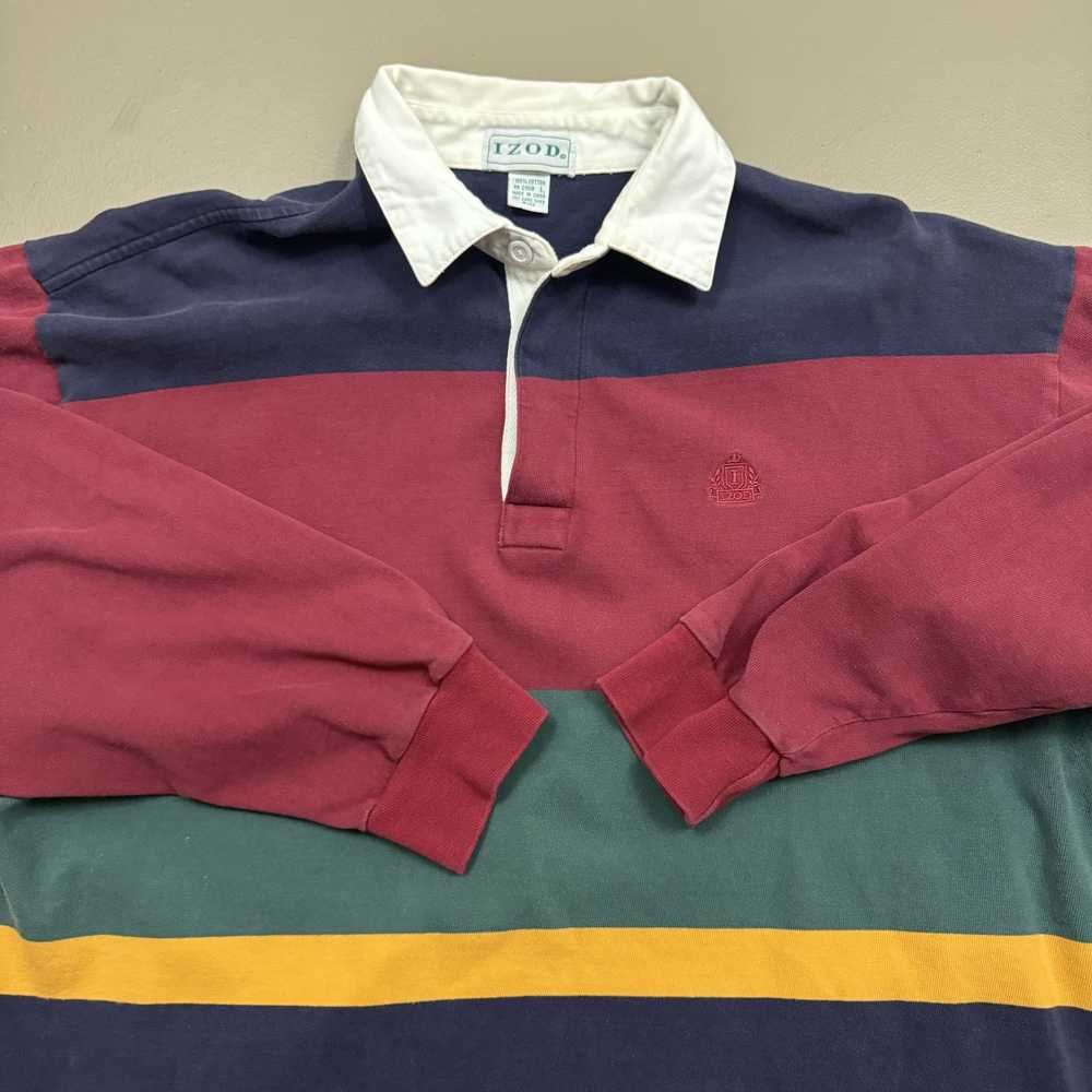 Izod × Sportswear × Vintage VTG IZOD Striped Canv… - image 2