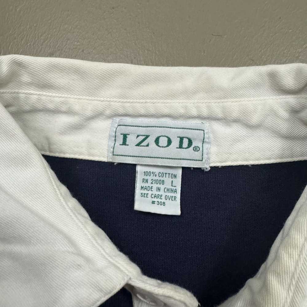 Izod × Sportswear × Vintage VTG IZOD Striped Canv… - image 3