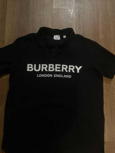 Burberry × Designer × Luxury Black Burberry Polo S