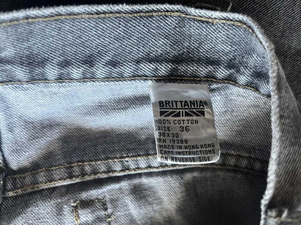 Streetwear × Vintage Vintage Brittania 90s gray f… - image 2