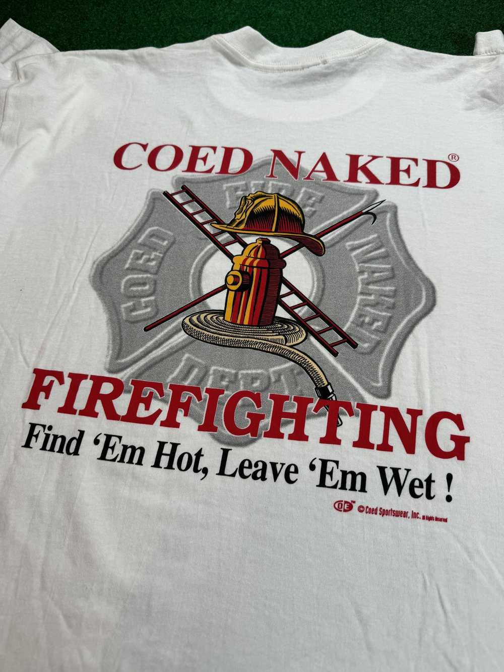 Vintage Vintage Coed Naked Sporswear Firefighting… - image 7