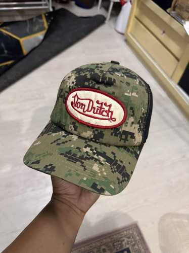 Camo × Von Dutch Von Dutch Camouflage Trucker Mes… - image 1