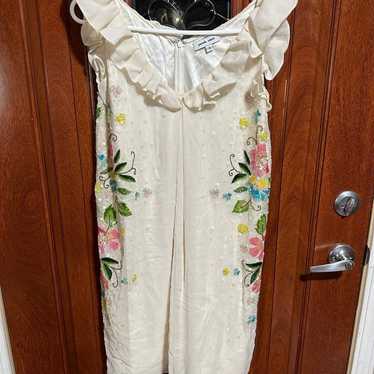Ladies Pamella Roland Sequin Flower Dress - image 1