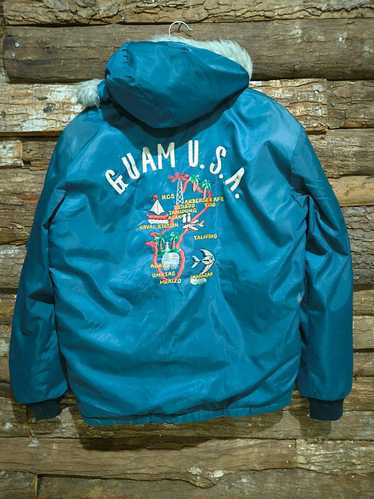 Vintage Vintage GUAM Bomber Jacket Sammys Embroide