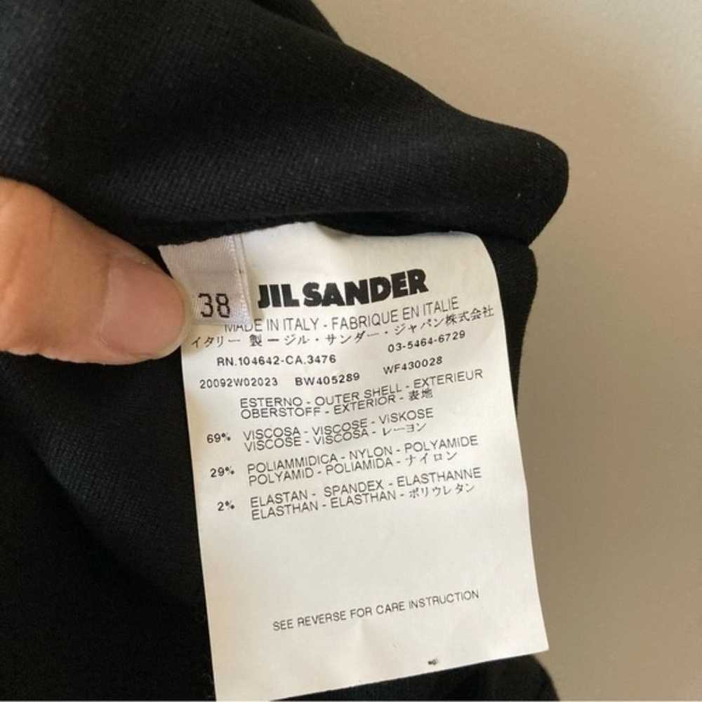 Jil Sander Black Dress 38 - image 4