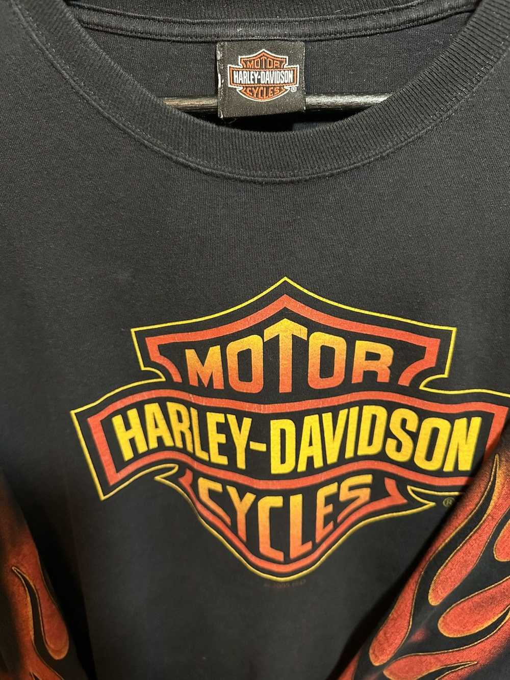 Harley Davidson × Vintage Vintage Flame Harley Da… - image 3