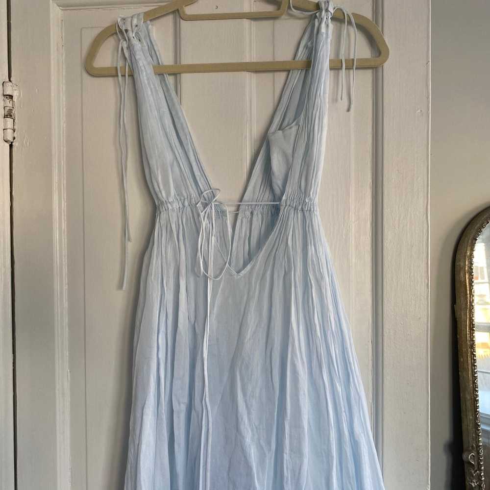 Three Graces London Octavia Light Blue Maxi Dress… - image 2