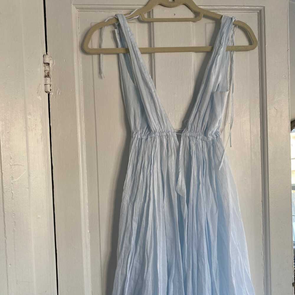 Three Graces London Octavia Light Blue Maxi Dress… - image 5