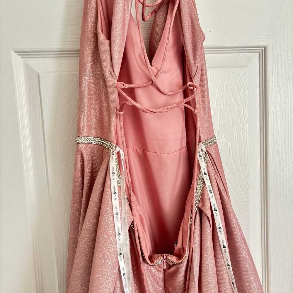 Ombre Pink/light blue Gown - image 3