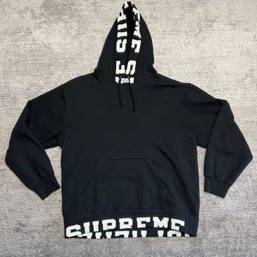 Supreme Supreme Cropped Logos Hooded Sweatshirt - image 1