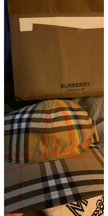 Designer × Streetwear × Vintage Burberry rainbow h