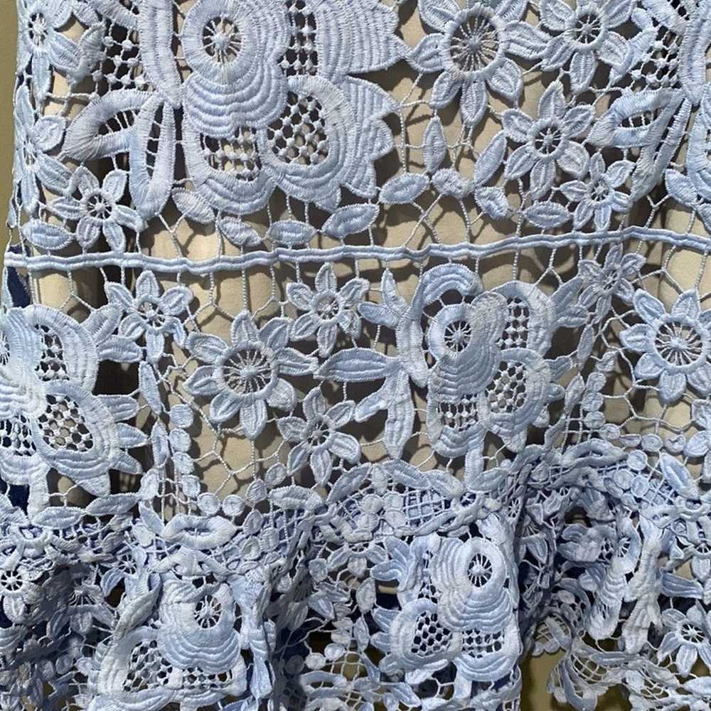 SELF-PORTRAIT Lace Pattern Mini Dress - image 10
