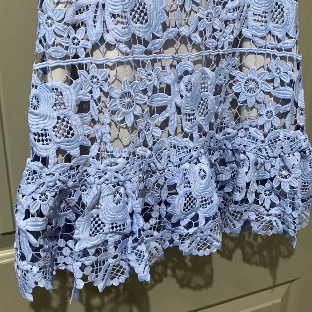 SELF-PORTRAIT Lace Pattern Mini Dress - image 12