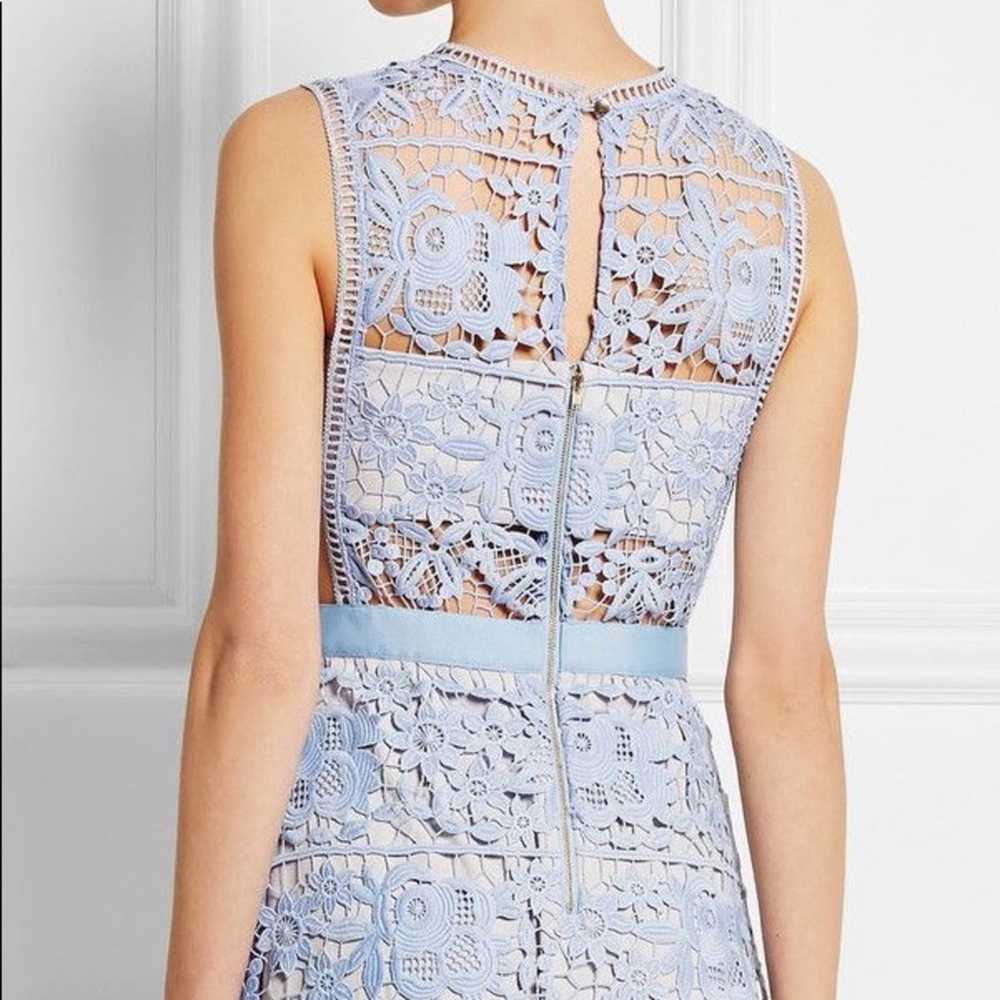 SELF-PORTRAIT Lace Pattern Mini Dress - image 3
