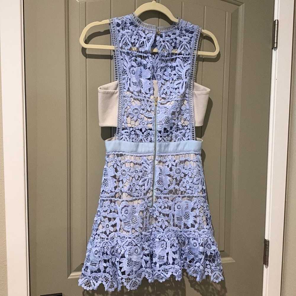 SELF-PORTRAIT Lace Pattern Mini Dress - image 5
