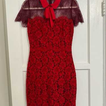 Sandro red lace Dress