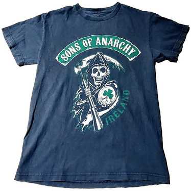 Sons Of Anarchy Ireland Shirt Mens Small Faded Bl… - image 1